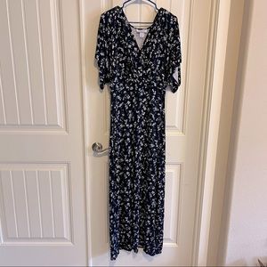 Motherhood Maternity Pulldown Nursing Maxi Dress